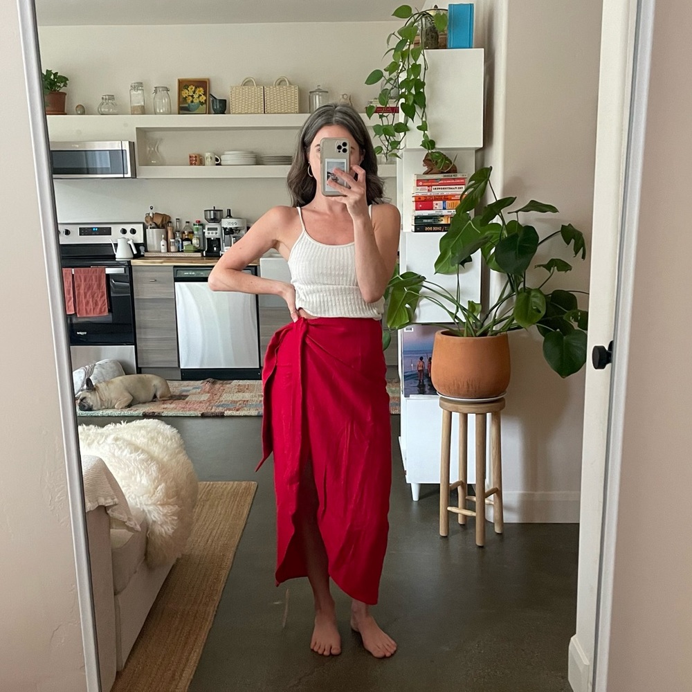 Reformation Wrap Skirt
